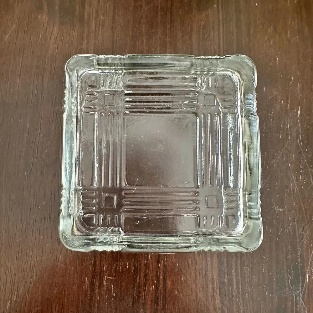 Vintage Clear Glass Candy Dish 4
